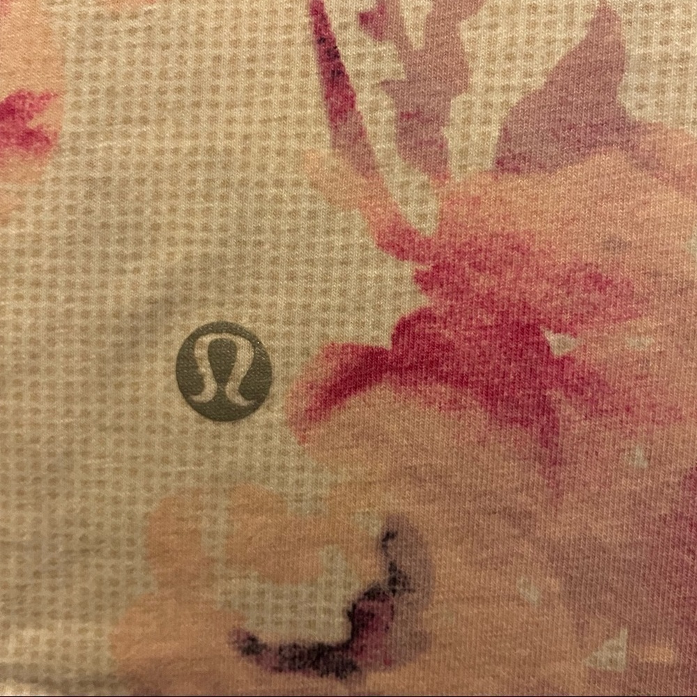 Lululemon Cool Racerback Blurred Blossoms Multi Colour Tank Size 2 - Picture 4 of 11